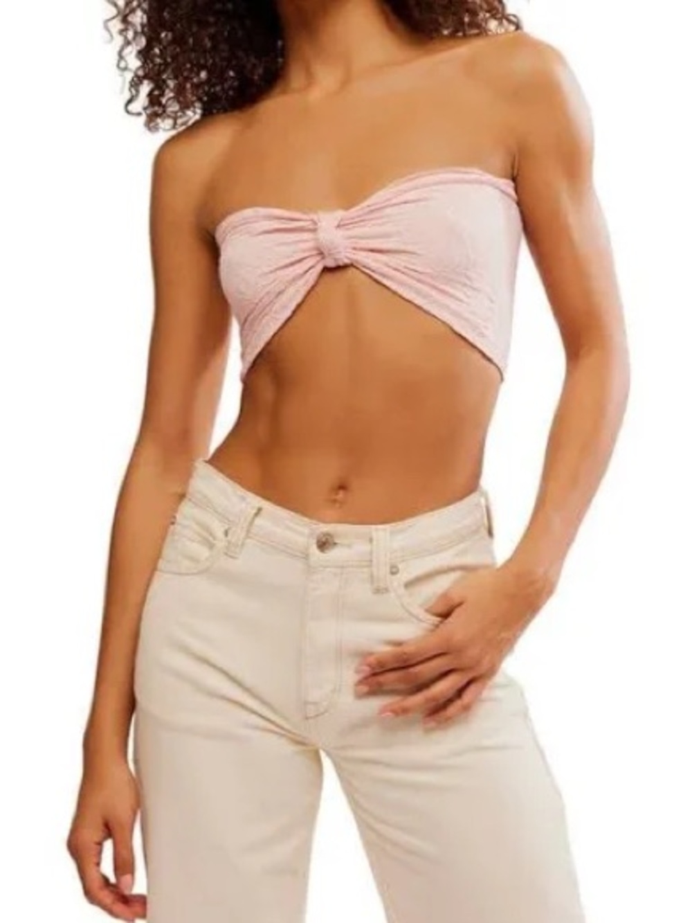 Free People Floral Frills Knotted Bandeau